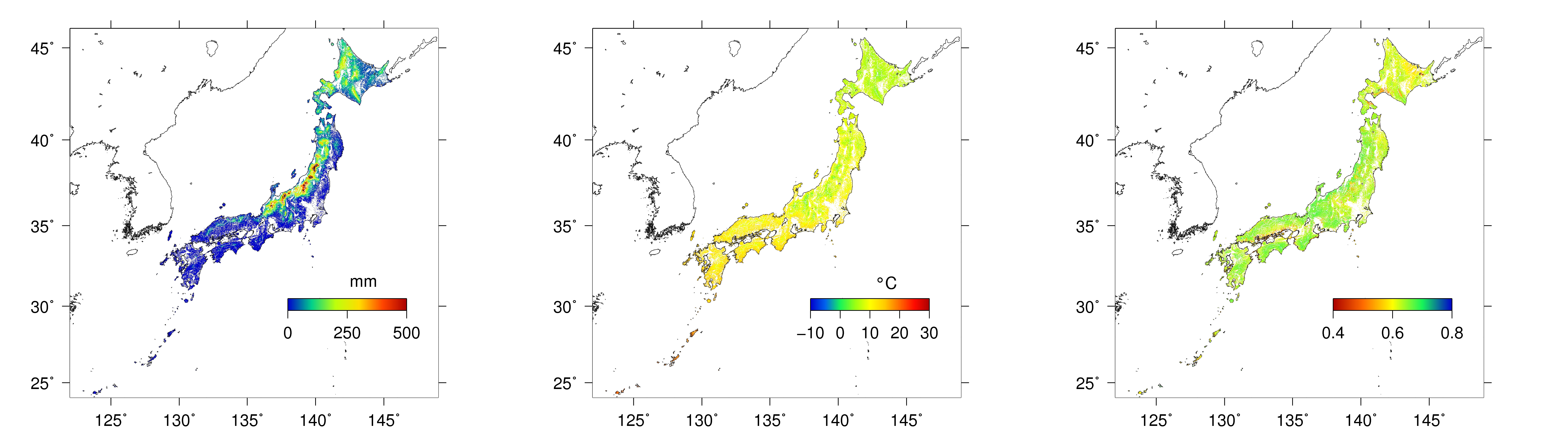 Soil environments in Japanese forest soils