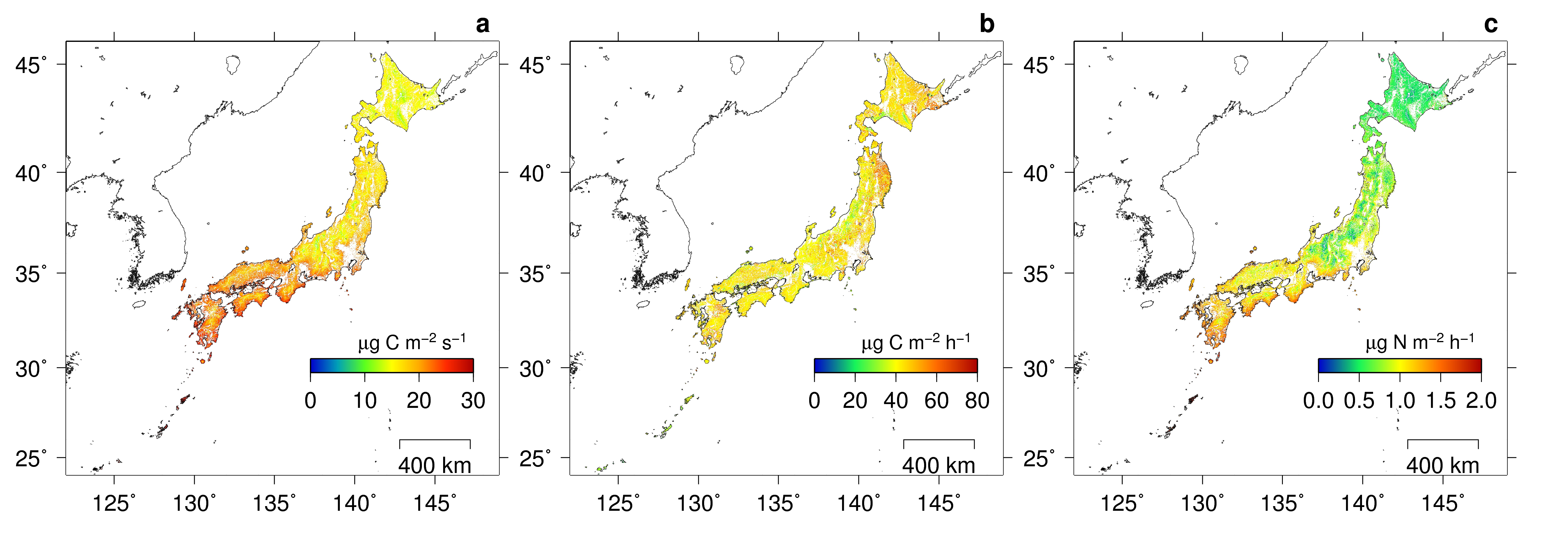 Soil GHG fluxes in Japanese forest soils